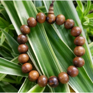 Vòng tay phong thủy gỗ mun size 12mm