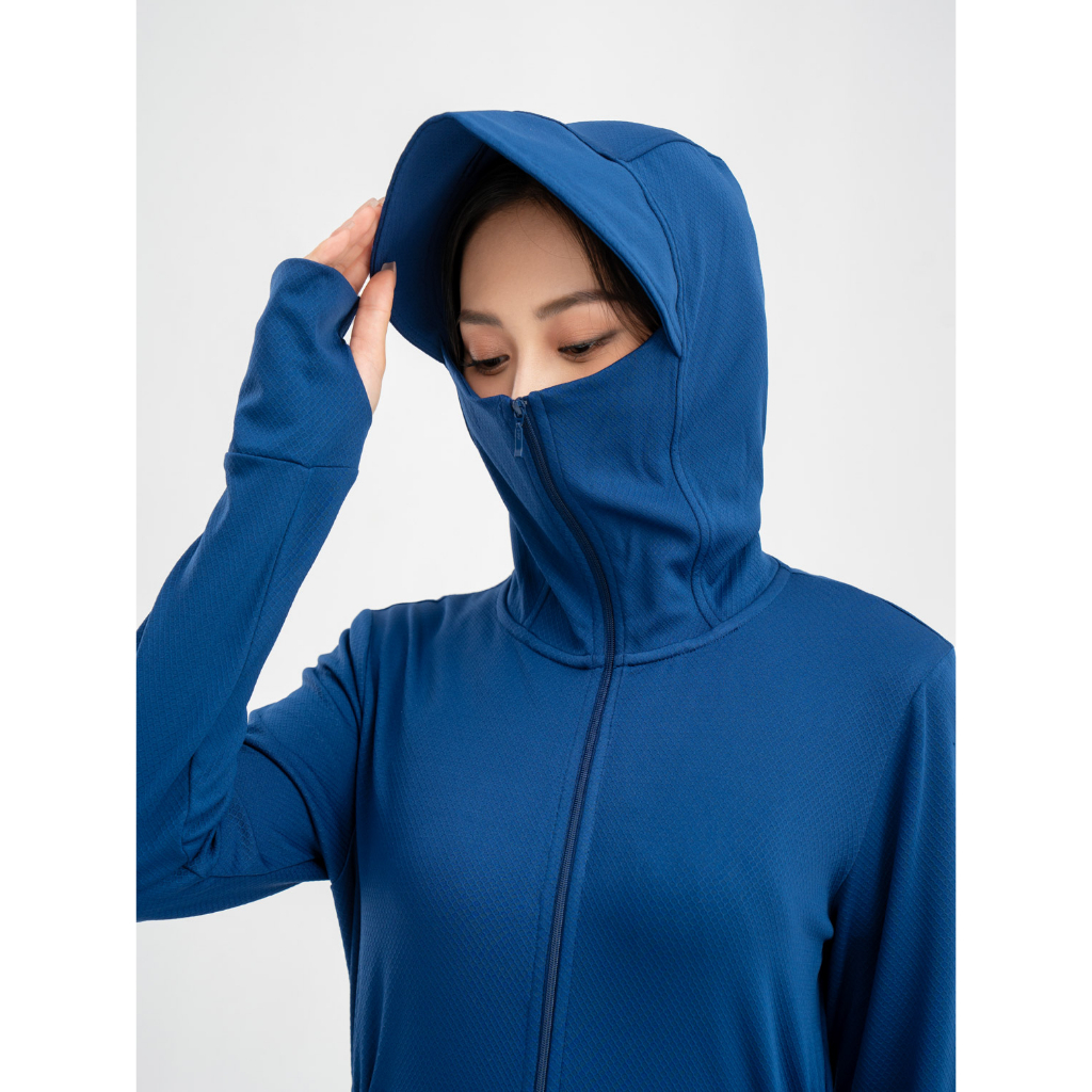 Áo chống nắng nữ Yody dáng dài chống tia UV 99% áo khoác nắng toàn thân thoáng mát thoải mái ACN6002