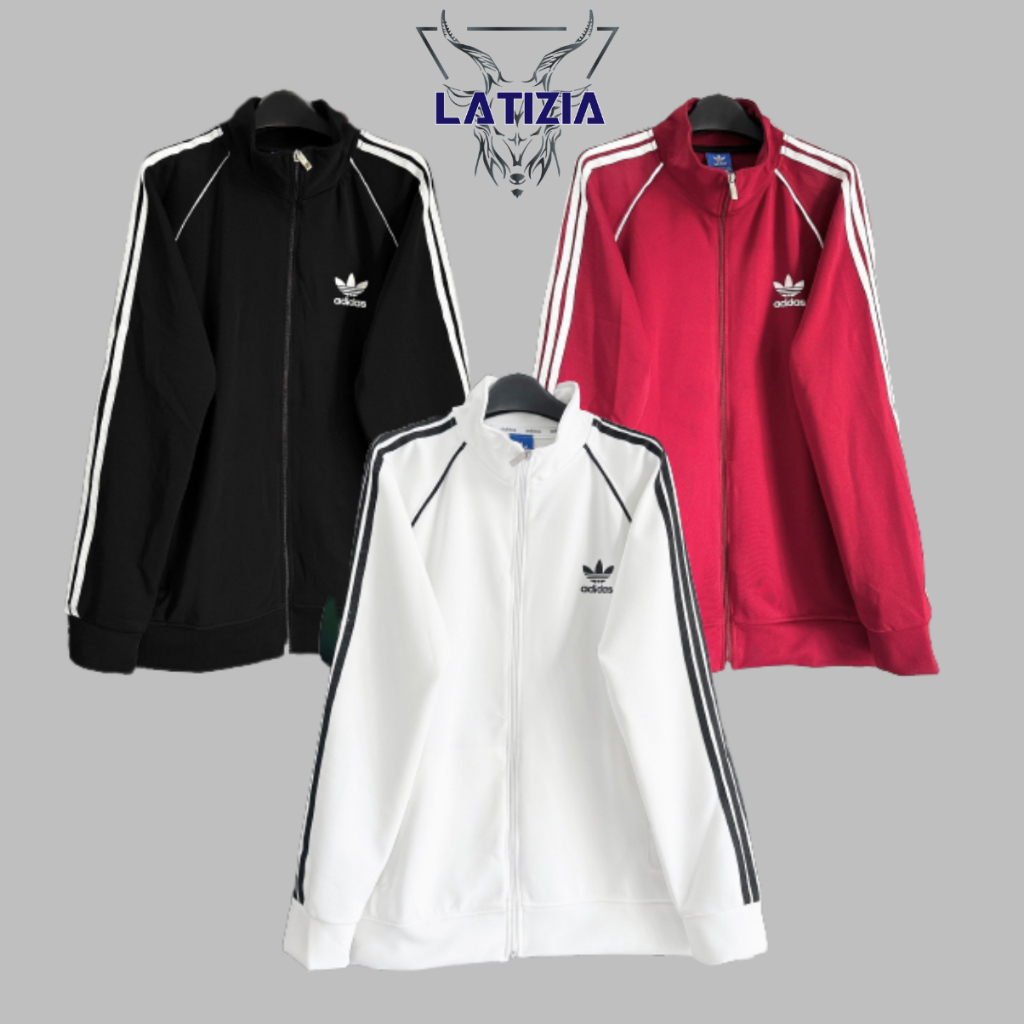 Áo khoác nam nữ, áo khoác Adidas 3 sọc độc lạ, cá tính, chất thun lạnh thoáng mát N1 Latizia.vn