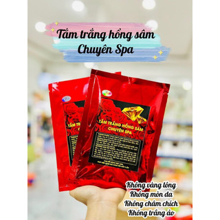 Tắm trắng hồng sâm chuyên spa- dưỡng ẩm da trắng sáng hồng hào