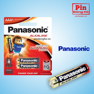 Pin aaa alkaline panasonic - lr03t/2b - hộp 12 vỉ - made in thailand