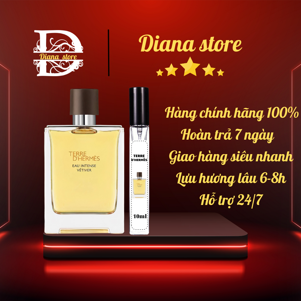 Nước Hoa Nam Mini Terre D'H.ermes Eau de Toilette EDT _MẪU CHIẾT 10ML