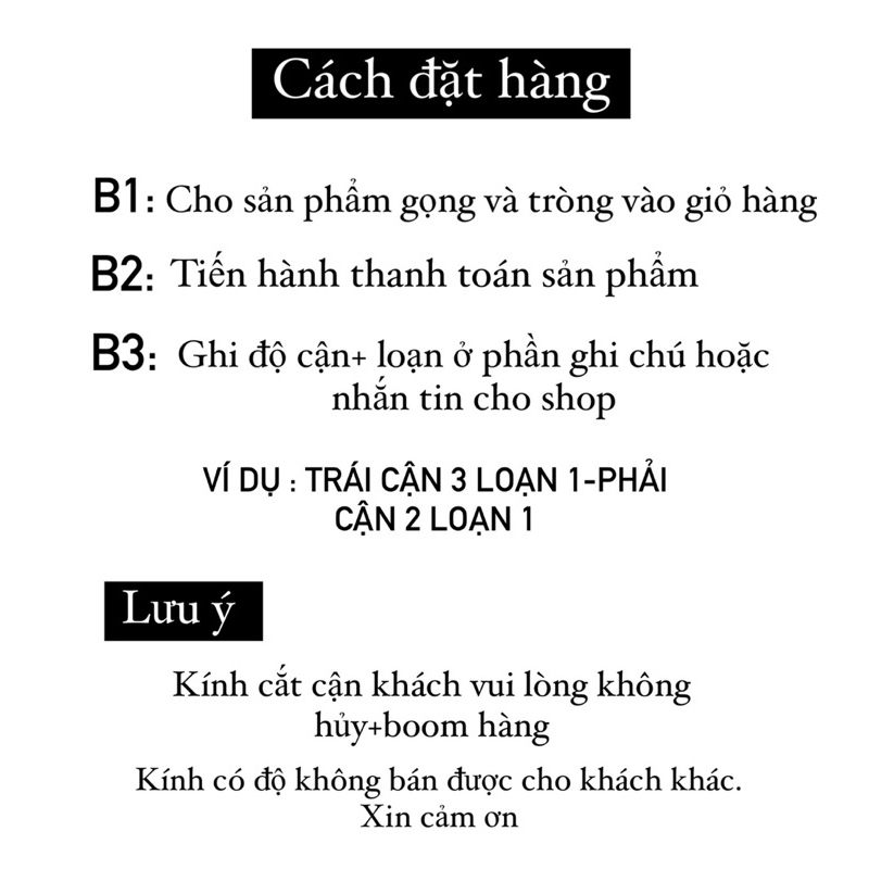 Tròng kính LOẠN+CẬN chống ánh sáng xanh,chống tia UV,nano,bluecut Jelly eyewear