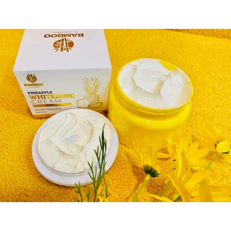 💥Siêu phẩm 2023💥 Kem Body Dứa Bamboo - trắng mịn da, se khít lcl