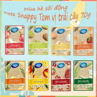 Pate mèo - pate snappy tom trái cây gói 70g