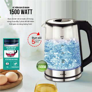 Ấm siêu tốc thủy tinh Coex CK-5110G