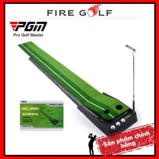 Thảm tập putting golf có đường dẫn bóng về PGM CHÍNH HÃNG TL004 bằng nhựa bền đẹp