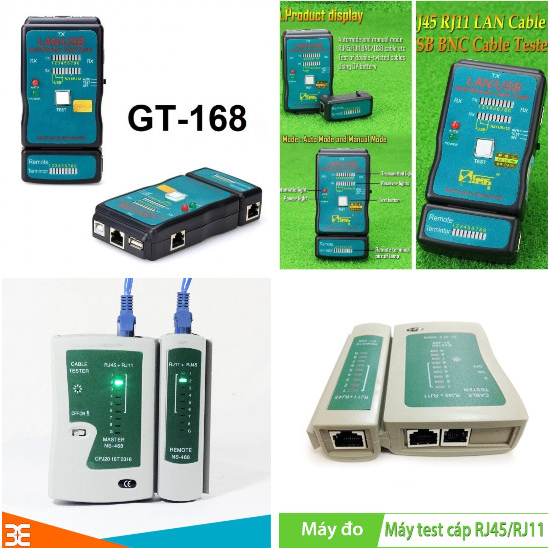DỤNG CỤ KIỂM TRA ĐẦU MẠNG SY- 468, UNITEK OT40GY - BỘ TEST CÁP LAN RJ45, RJ11 + USB SY-168