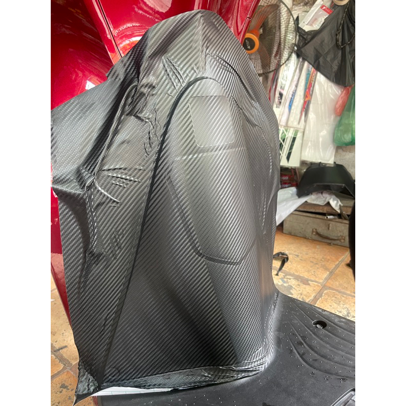 Decal màu đen các bon nhám cao cấp, Decal dán xe máy ô tô