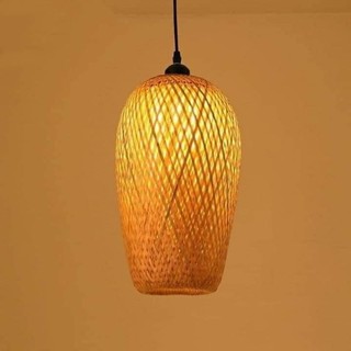 Đèn tre 2 lớp hình nhót
