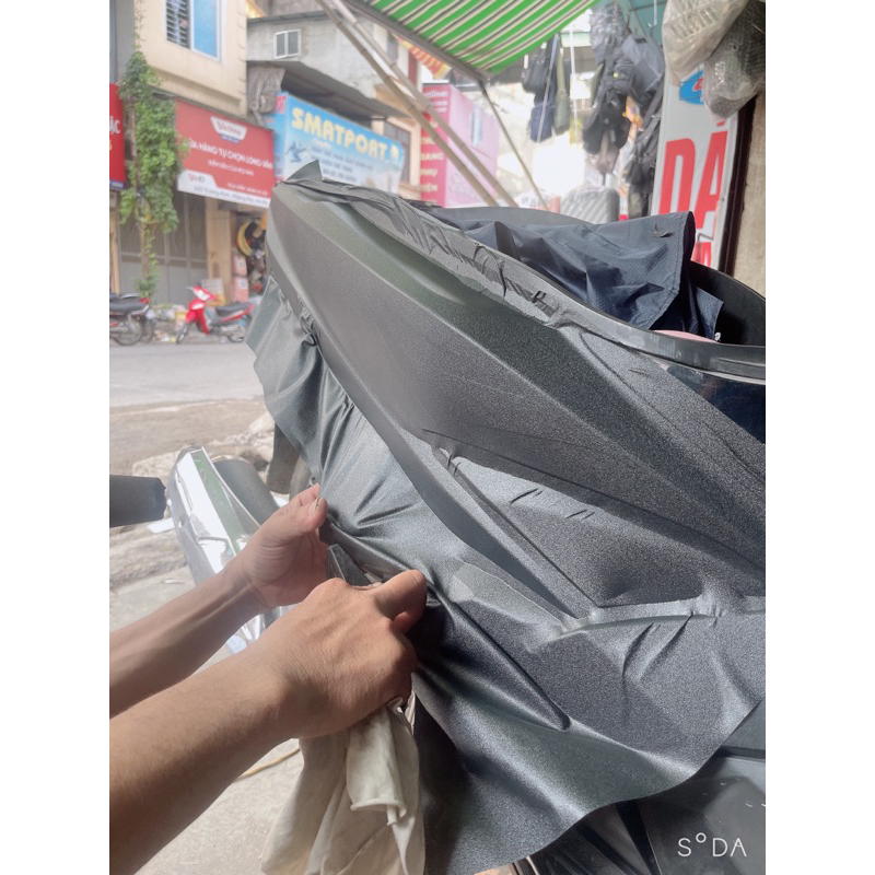 Decal màu đen nhám cao cấp, Decal dán xe máy ô tô