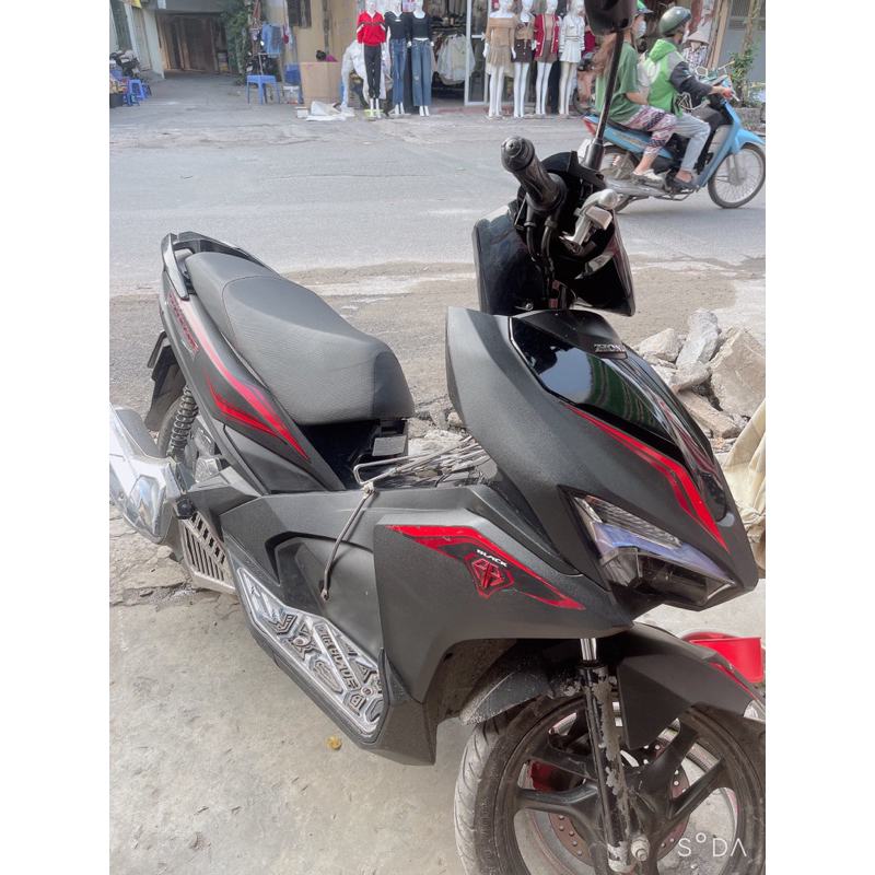Decal màu đen nhám cao cấp, Decal dán xe máy ô tô