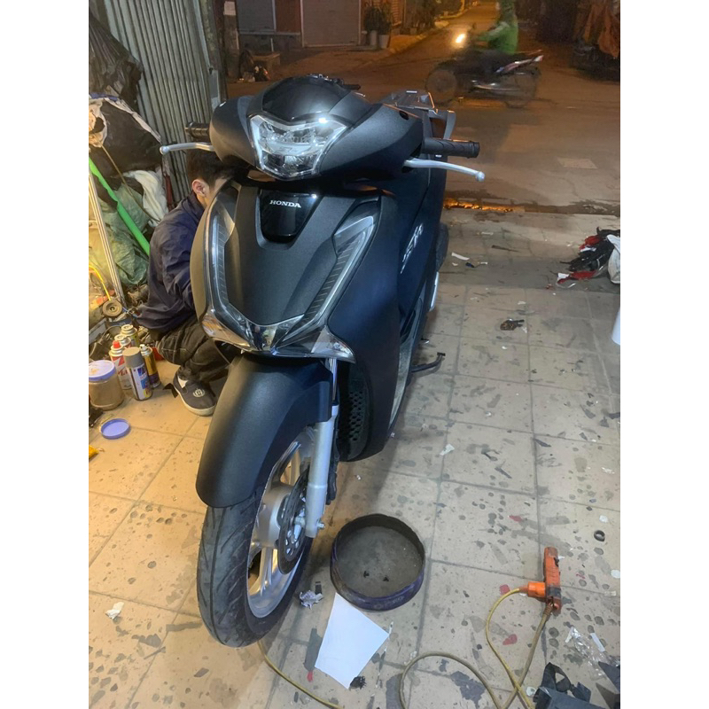 Decal màu đen nhám cao cấp, Decal dán xe máy ô tô