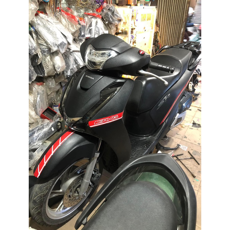 Decal màu đen nhám cao cấp, Decal dán xe máy ô tô