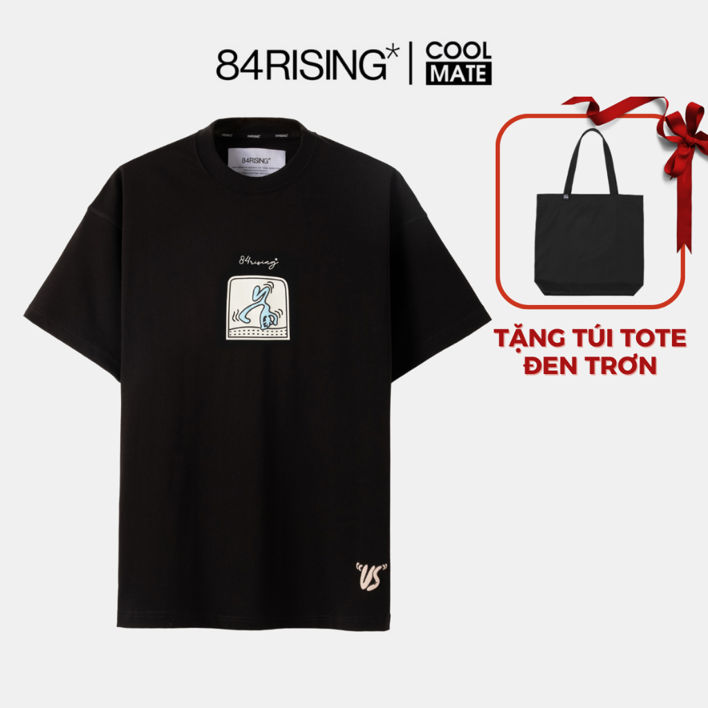 Áo Thun T-shirt Oversize 84RISING - Baby Freeze (đen) - Thương hiệu 84RISING