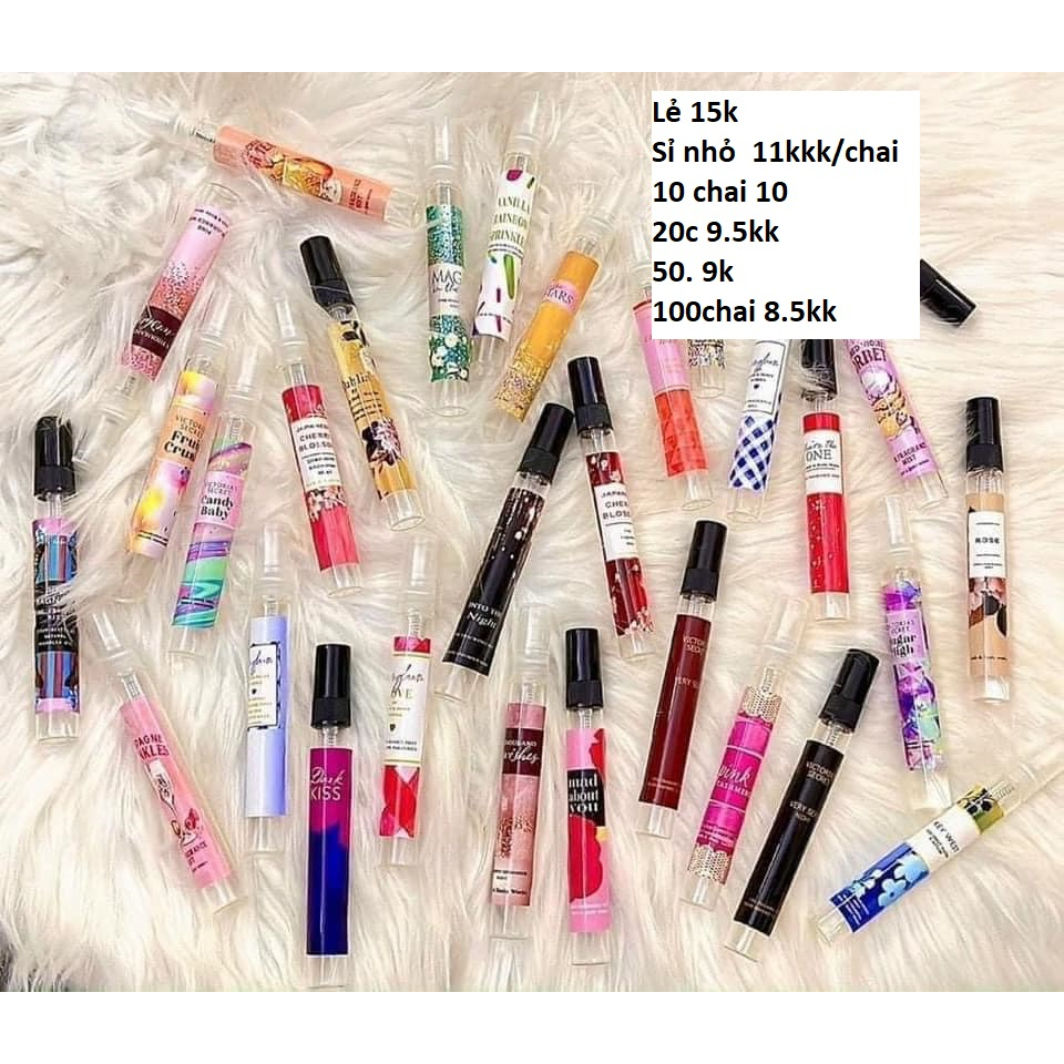 NNKN0015 Nước hoa mini 10ml Bath & Body