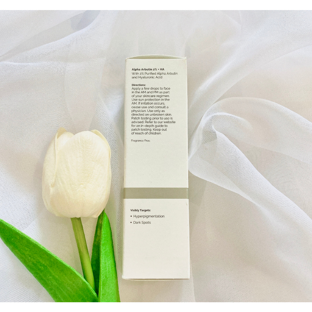 Tinh Chất The Ordinary Alpha Arbutin 2% + HA dưỡng trắng, mờ thâm nám 30ml