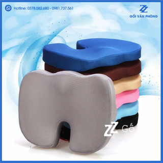 CHỐNG ĐAU XƯƠNG CỤT - Gối Lót Ghế Văn Phòng Cao Su Non, Gối Bệnh Trĩ  ZURI PILLOW GLM-02