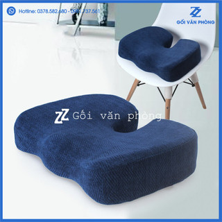 CHỐNG THÂM MÔNG - ĐAU XƯƠNG CỤT  Đệm Lót Ghế Cao Su Non công thái học Ngồi Siêu Êm ZURI PILLOW GLM-05