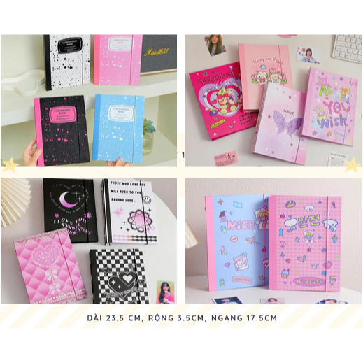 Binder bìa cứng đựng card ( Không kèm sheet) - Sheet a5