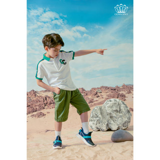 Áo Polo Cho Bé Trai CrownSpace CKBS2130804 Chất Liệu Cotton Thoáng Mát, Co Dãn