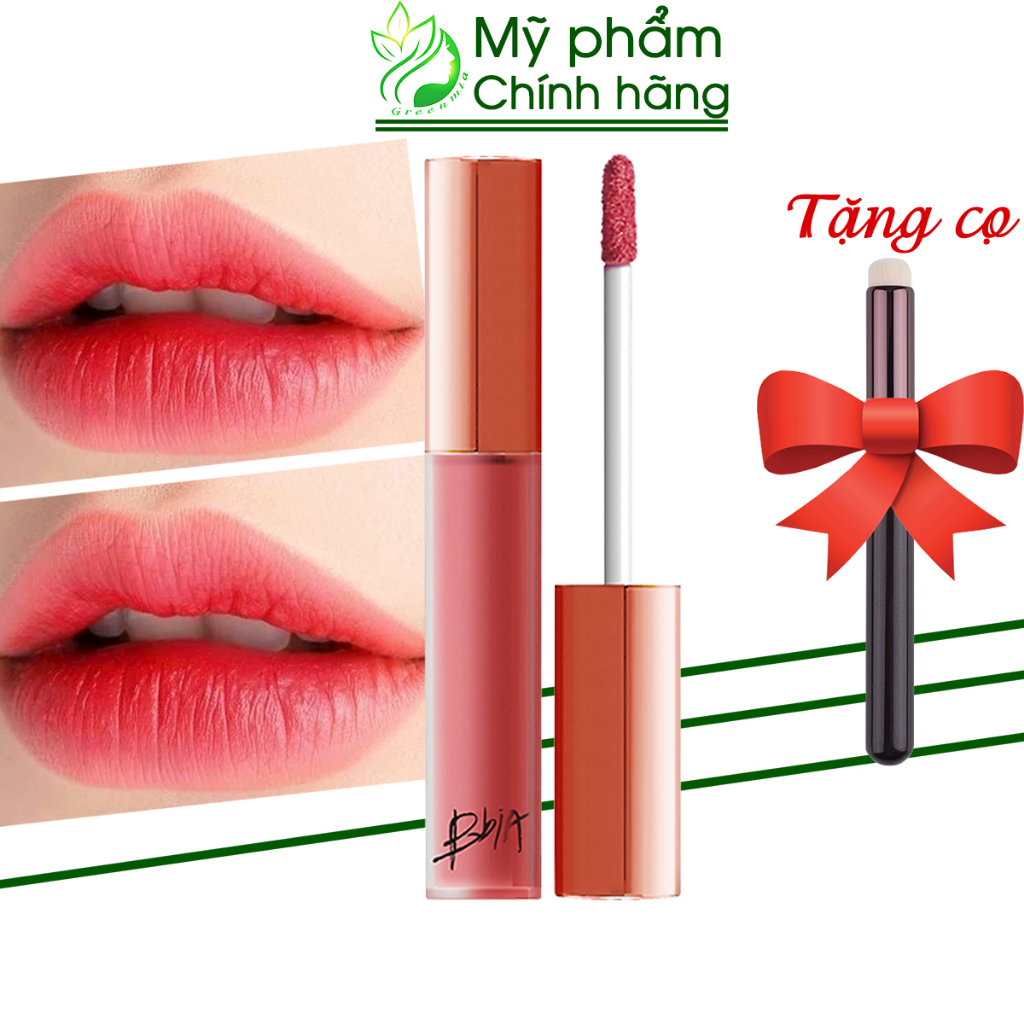 Son Bbia 16 More Graceful Hồng Đào Sữa Son Kem Lì Bbia Last Velvet Lip Tint 5g [CHÍNH HÃNG]