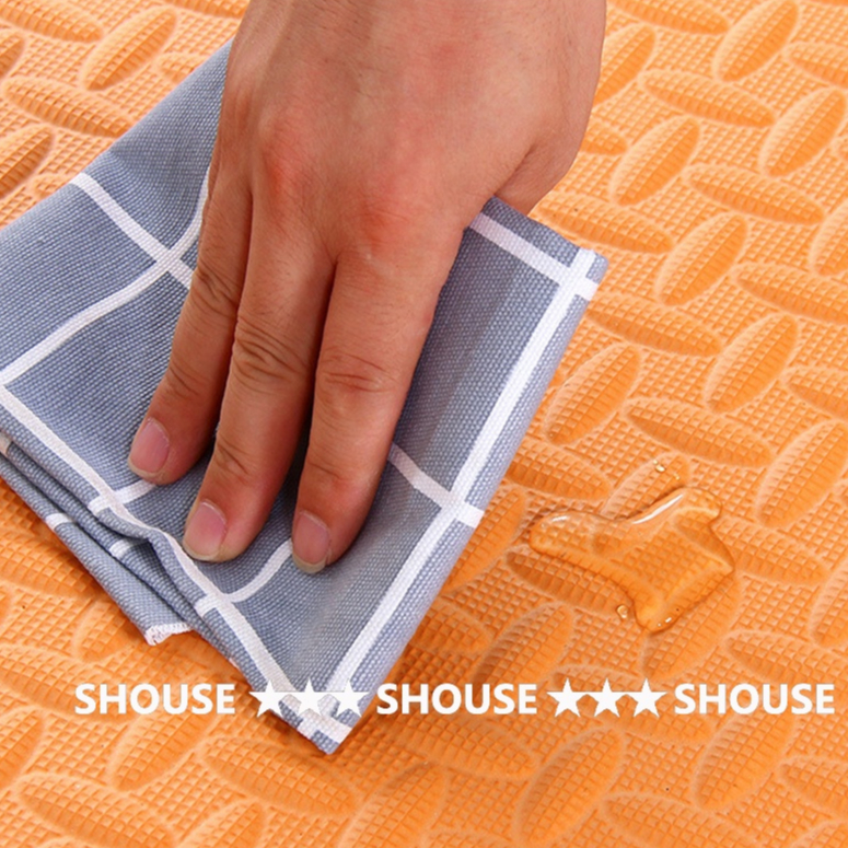 Thảm Xốp Ghép lót sàn 60x60 cm miếng dày 1cm tấm trải sàn cho bé vân gỗ gấp gọn xpe