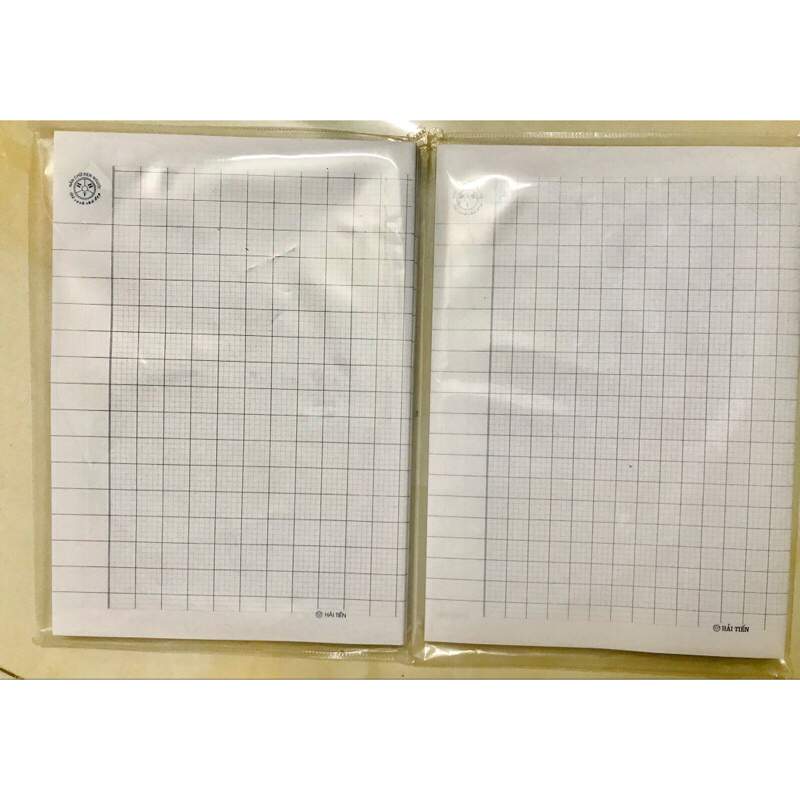 Giấy kiểm tra cấp 1 Hải Tiến