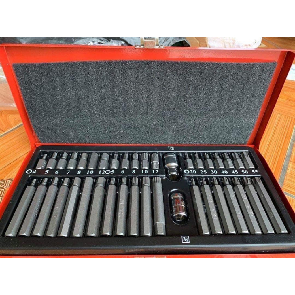 Bộ hoa thị và lục giác 40 chi tiết cho xe ô tô