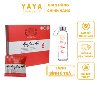 Trà Thải Độc Ruột Hồng Sâm Đỏ An Herbal 1 hộp 30 gói 5g, đào thải độc tố hỗ trợ tiêu hóa tăng cường sức đề kháng