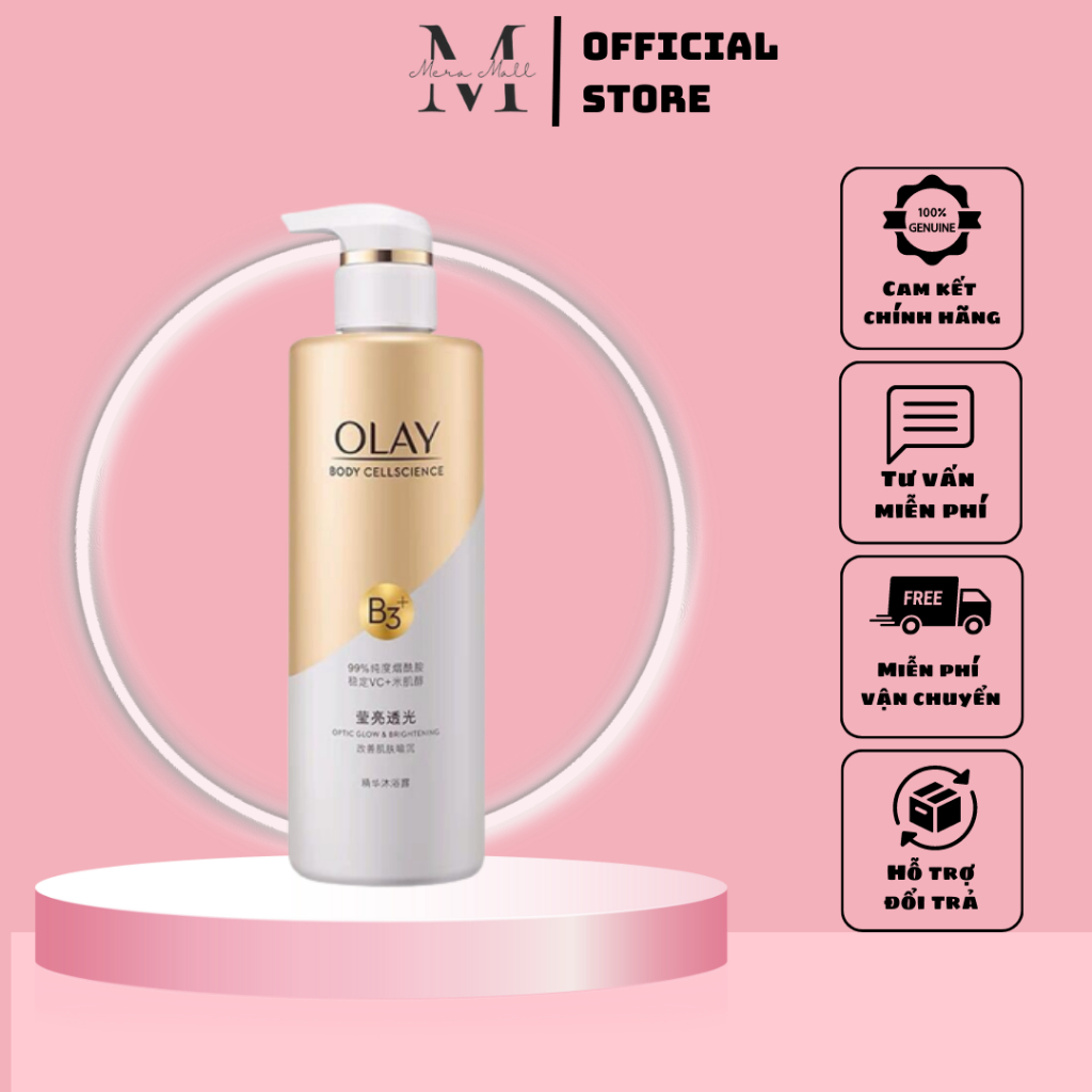 [New] Sữa tắm Olay Body Cellsciance B3 + Vitamin C giúp trắng da 500ml (Bản trung)