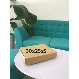 30x25x5 - Combo 10 Hộp carton nắp gài đóng hàng, Thùng Carton Giá Rẻ