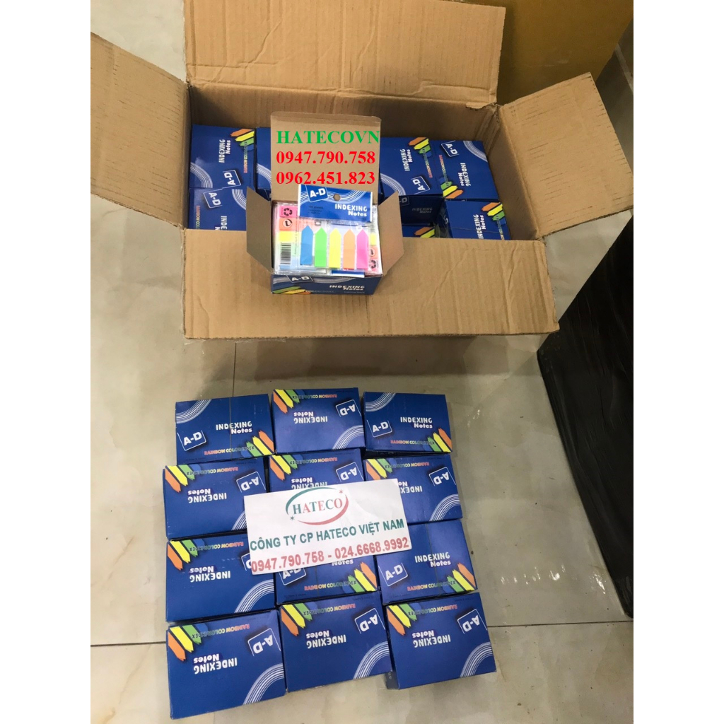 Note Phân trang nhựa 5 màu Pronoti 45502  - Giấy đánh dấu chữ ký mũi tên