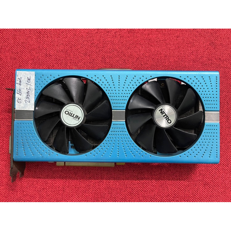 Cạc đồ hoạ RX580 8G Sapphire Nitro Xanh cap cấp