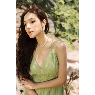 Váy dây xếp ly nhún eo D.CHIC MS: 2823258