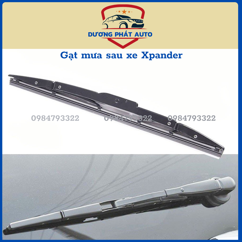 Lưỡi gạt mưa sau xe, gạt mưa kính hậu xe Mitsubishi Xpander- gạt mềm silicon, siêu sạch chuẩn form xe.