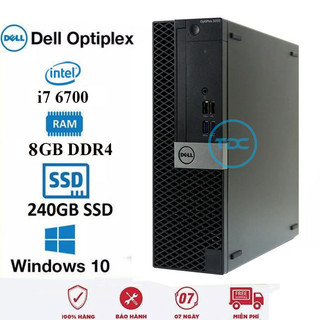 Máy tính đồng bộ Dell OptiPlex 5050 SFF-Core i7-6700 Ram 8GB DDR4, Ổ Cứng SSD 240GB Bảo Hành 12 Tháng Lỗi 1 Đổi 1