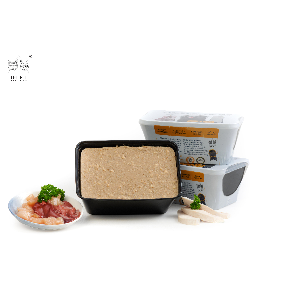 Pate Tươi Cho Chó Mèo THE PET VIET NAM Vị Hỗn Hợp Gà 01kg (Mixed Chicken And Liver)