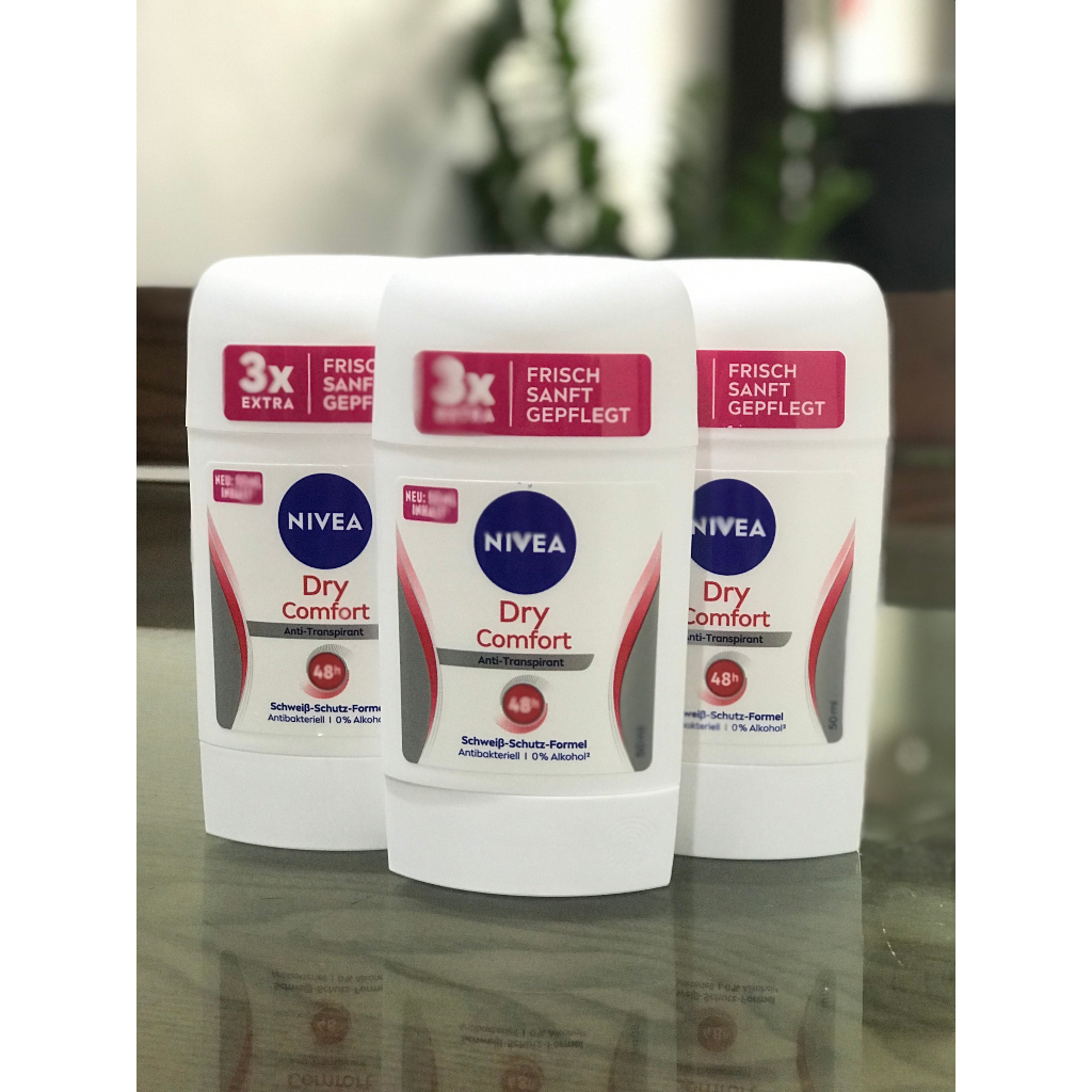 Lăn nách khử mùi Nivea nữ dạng sáp Dry Comfort 48h - Nhập Đức