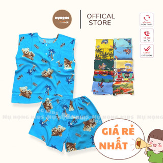 Bộ lanh sát nách bé trai 35-40kg 🥗🥗 bộ tôn lanh bé trai size đại – nụ nọng kids