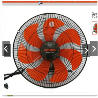 Quạt treo tường 2 dây senko tc1622 có 7 cánh quạt bh 2 nam