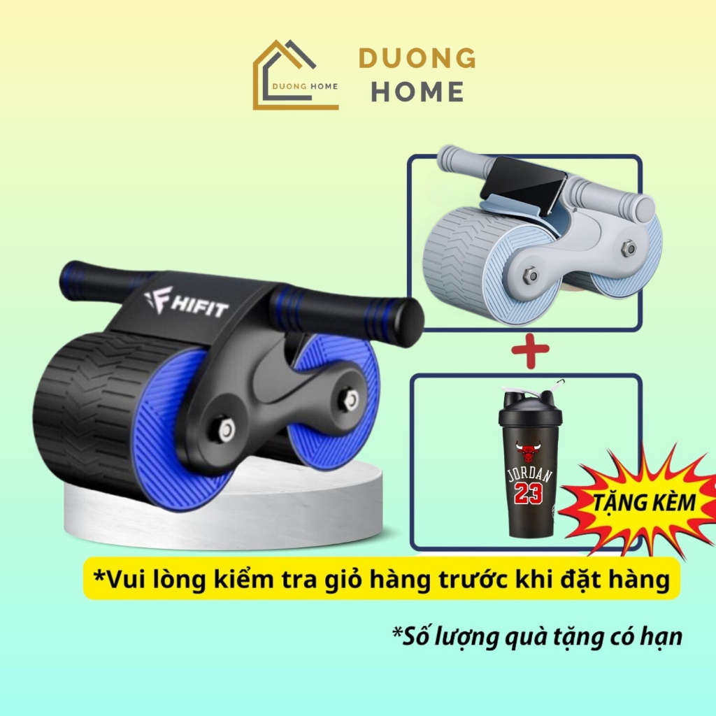 Con Lăn Tập Bụng 2 Bánh HIFIT Chính Hãng, Có Trợ Lực Thế Hệ Mới Cho Người Mới Bắt Đầu DUONGHOME CLTB02 Bảo Hành 6 Tháng