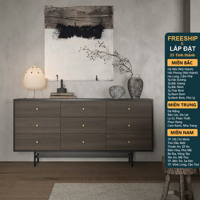ROBECCA, Kệ đựng đồ, kệ để đồ DRA_373, 160x40x78cm, kệ gỗ Scandi Home