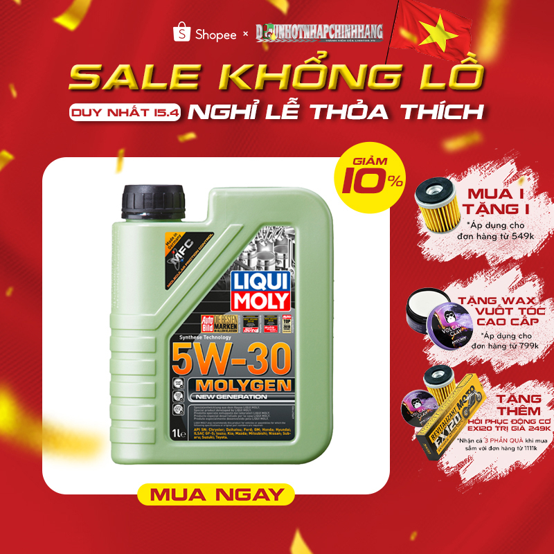 Nhớt tổng hợp cao cấp dành cho xe ga Liqui Molygen 5W30