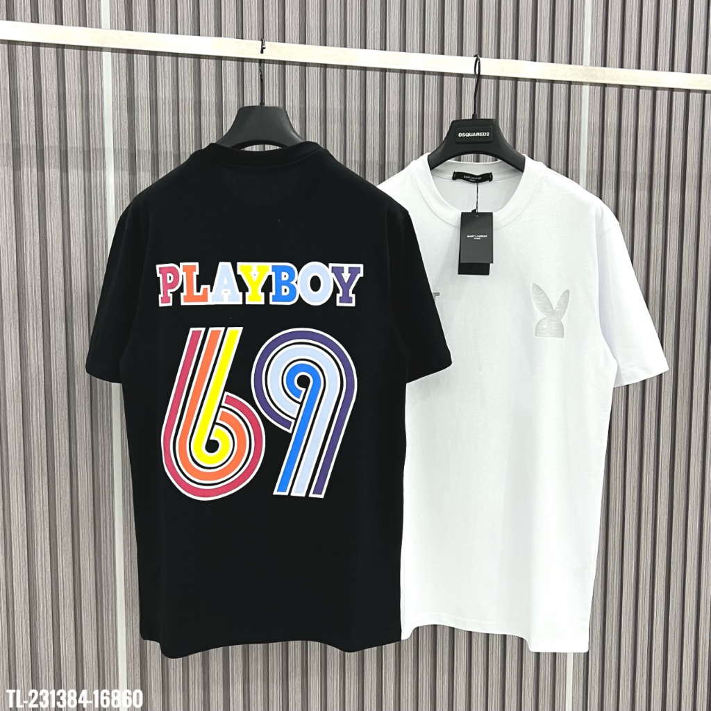 Áo Thun nam nữ in chữ 69 PLAYBOY nhiều màu - Áo Phông nam nữ cotton cao cấp form oversize hot 2023