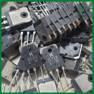 D718 transistor và B688 Transistor tháo máy D718 B688 lưng đồng bóng chân đẹp chữ trắng y hình - Vinatech