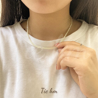 Vòng chocker mix hạt gạo
