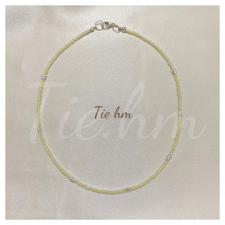 Vòng chocker mix hạt gạo