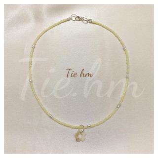 Vòng chocker mix hạt gạo
