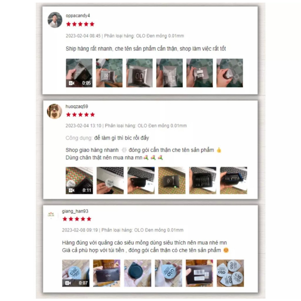 Bao Cao Su Olo Siêu Mỏng 001 Kéo Dài Thời Gian Quan Hệ, Nhiều Gel Bôi Trơn, Truyền Nhiệt - Hộp 10 Cái Có Che Tên Kín Đáo